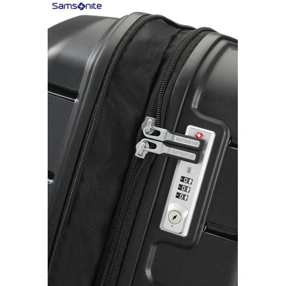 Samsonite Mala/Trolley de Viagem Gigante 81cm 4 Rodas Spinner Expansível FLUX Preto - Ref. CB000409 Samsonite Mala/Trolley de Viagem Gigante 81cm 4 Rodas Spinner Expansível FLUX Preto - Ref. CB000409