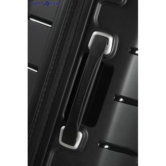 Samsonite Mala/Trolley de Viagem Gigante 81cm 4 Rodas Spinner Expansível FLUX Preto - Ref. CB000409 Samsonite Mala/Trolley de Viagem Gigante 81cm 4 Rodas Spinner Expansível FLUX Preto - Ref. CB000409