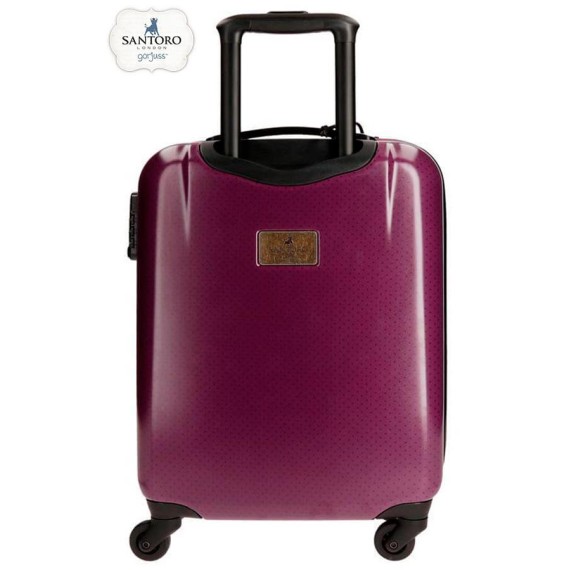 Gorjuss Mala/Trolley de Cabine 55cm 4 Rodas Spinner THE LITTLE FRIEND Lilás | Ref. 186.3231661A