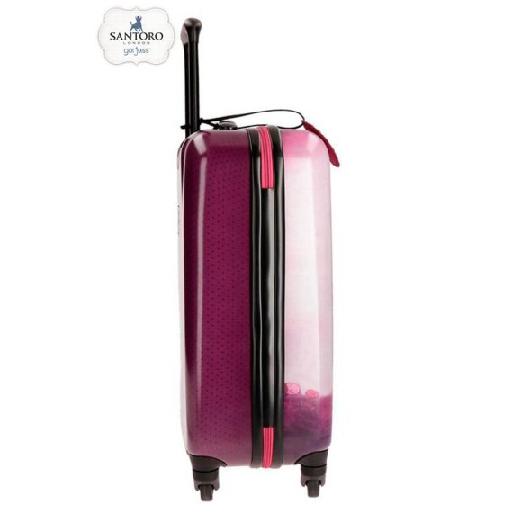 Gorjuss Mala/Trolley de Cabine 55cm 4 Rodas Spinner THE LITTLE FRIEND Lilás | Ref. 186.3231661A