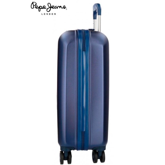 Pepe Jeans Mala/Trolley de Viagem Cabine 4 Rodas Spinner 55cm CAMBRIDGE Azul - Ref. 186.5418963A-2