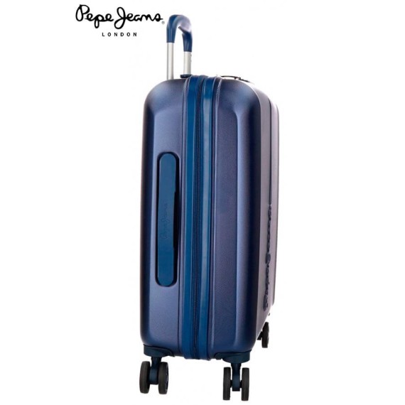Pepe Jeans Mala/Trolley de Viagem Cabine 4 Rodas Spinner 55cm CAMBRIDGE Azul - Ref. 186.5418963A-4