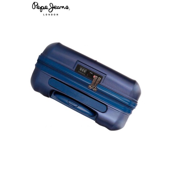 Pepe Jeans Mala/Trolley de Viagem Cabine 4 Rodas Spinner 55cm CAMBRIDGE Azul - Ref. 186.5418963A-7