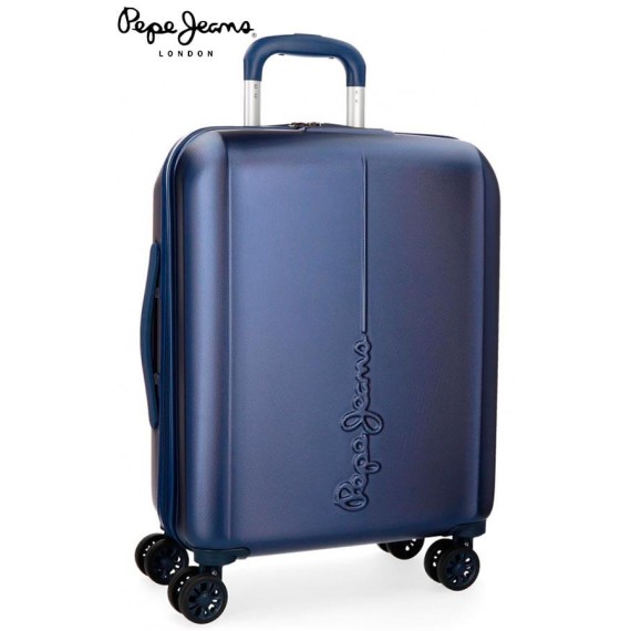 Pepe Jeans Mala/Trolley de Viagem Cabine 4 Rodas Spinner 55cm CAMBRIDGE Azul - Ref. 186.5418963A
