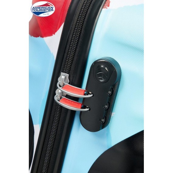 American Tourister Mala/Trolley de Cabine 4 Rodas 55cm Wavebreaker Disney Mickey Close-Up - Ref. 9231C00112-5