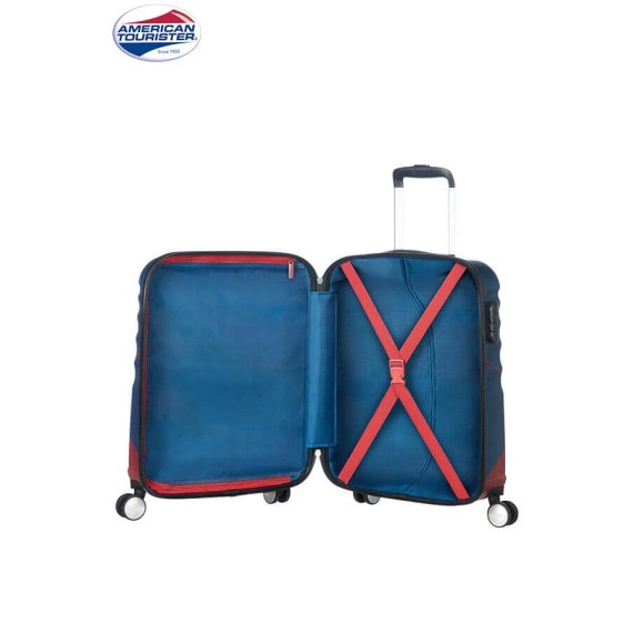 American Tourister Mala/Trolley de Cabine 4 Rodas 55cm Wavebreaker Marvel Captain America Close-Up-  Ref. 9231C00222-1