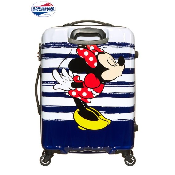 American Tourister Mala de Viagem / Trolley Médio 65cm 4R DISNEY LEGENDS Minnie Kiss | Ref. 9219C00712 American Tourister Mala de Viagem / Trolley Médio 65cm 4R DISNEY LEGENDS Minnie Kiss | Ref. 9219C00712