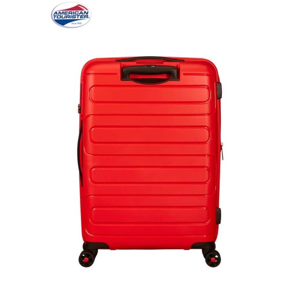 American Tourister Mala/Trolley de Viagem Médio 4 Rodas 67cm Expansível SUNSIDE Sunset Red - Ref. X9251G00200-2 American Tourister Mala/Trolley de Viagem Médio 4 Rodas 67cm Expansível SUNSIDE Sunset Red - Ref. X9251G00200-2