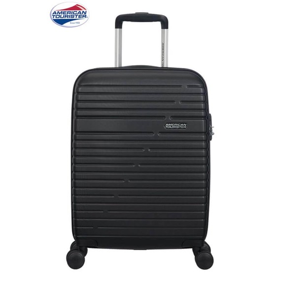 American Tourister Mala de Cabine / Trolley 55cm AERO RACER Preta | Ref. 9261G00109