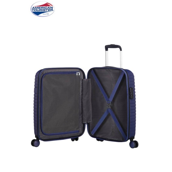 American Tourister Mala de Cabine / Trolley 55cm AERO RACER Azul Escuro | Ref. 9261G00121