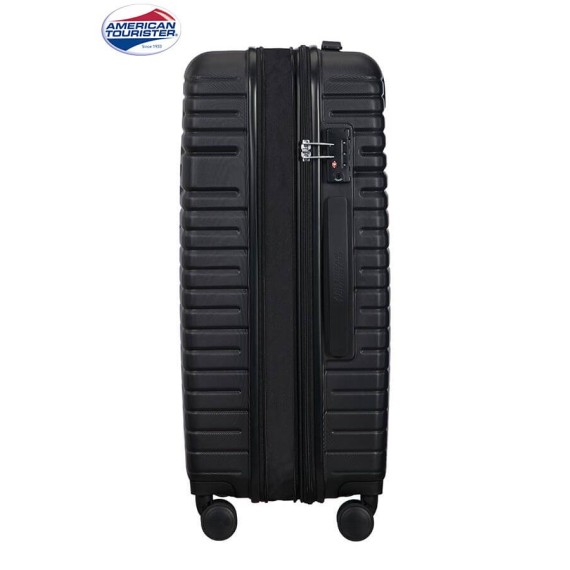 American Tourister Mala de Viagem / Trolley Médio 68cm 4R Exp AERO RACER Jet Black | Ref. 9261G00209