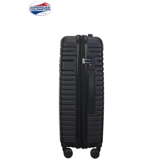 American Tourister Mala de Viagem / Trolley Médio 68cm 4R Exp AERO RACER Jet Black | Ref. 9261G00209