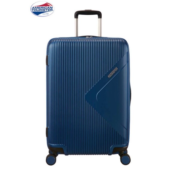 American Tourister Mala/Trolley de Viagem Médio 4 Rodas Spinner 69cm Expansível MODERN DREAM True Navy - Ref. 9255G00241-5