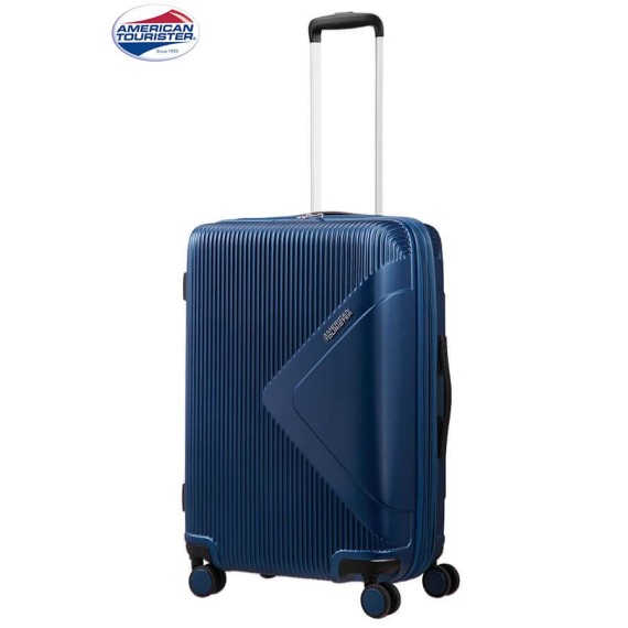 American Tourister Mala/Trolley de Viagem Médio 4 Rodas Spinner 69cm Expansível MODERN DREAM True Navy - Ref. 9255G00241-6