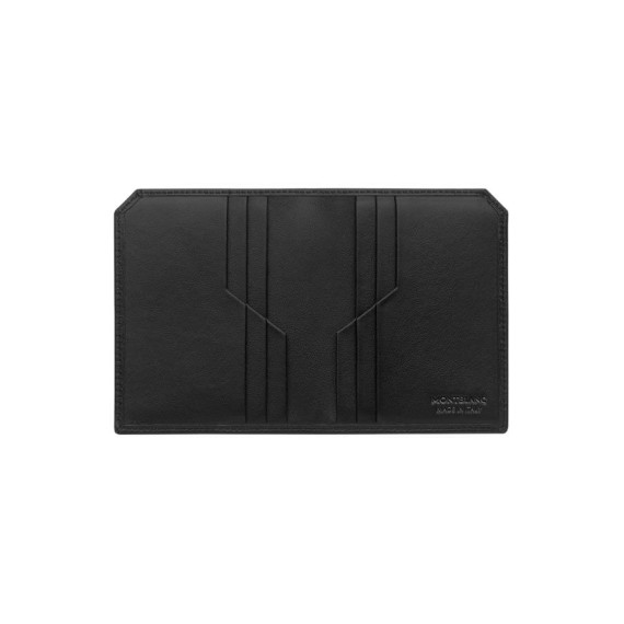 Porta Cartões de Visita com bolso transparente Preto Montblanc - Ref. 238.118720-2
