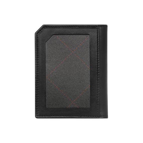 Porta Cartões de Visita com bolso transparente Preto Montblanc - Ref. 238.118720-3