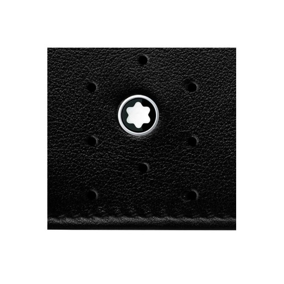 Porta Cartões de Visita com bolso transparente Preto Montblanc - Ref. 238.118720-4