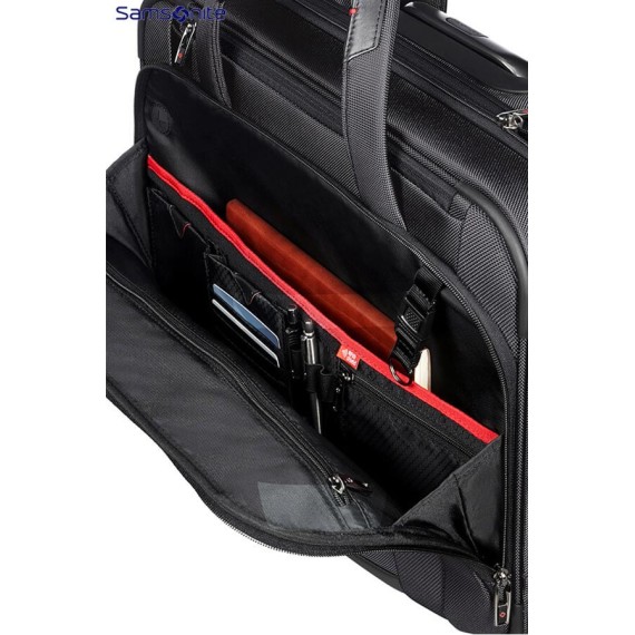 Samsonite Pasta com Rodas 15.6" PRO-DLX 5 Preta | Ref. 92CG701309 Samsonite Pasta com Rodas 15.6" PRO-DLX 5 Preta | Ref. 92CG701309
