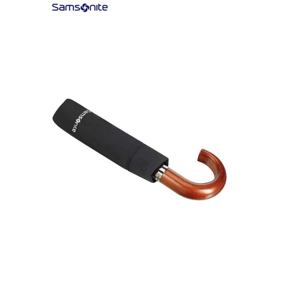 Samsonite Guarda-Chuva Dobrável Unisexo Automático WOOD CLASSIC S Preto - Ref. 92CK301309-2 Samsonite Guarda-Chuva Dobrável Unisexo Automático WOOD CLASSIC S Preto - Ref. 92CK301309-2