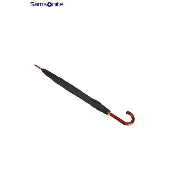 Samsonite Guarda-Chuva Unisexo Automático WOOD CLASSIC S Preto - Ref. 92CK300209-1
