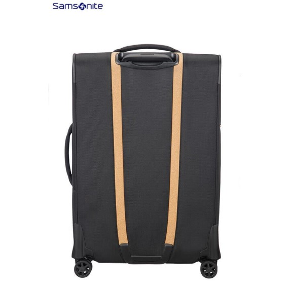 Samsonite Mala/Trolley Viagem Médio 67cm 4 Rodas Spinner Expansível SPARK SNG ECO Black - Ref. 92CN100609