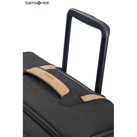 Samsonite Mala/Trolley Viagem Médio 67cm 4 Rodas Spinner Expansível SPARK SNG ECO Black - Ref. 92CN100609