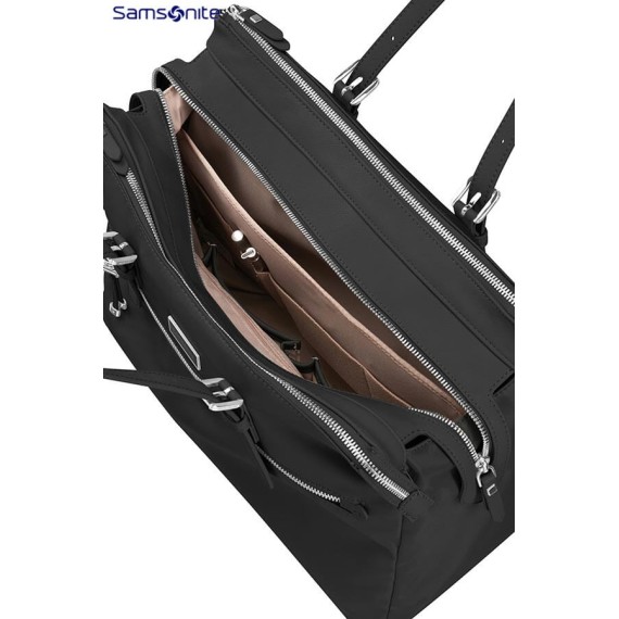 Samsonite Mala de Senhora Grande 14.1” KARISSA BIZ Black - Ref. 9260N00309 Samsonite Mala de Senhora Grande 14.1” KARISSA BIZ Black - Ref. 9260N00309
