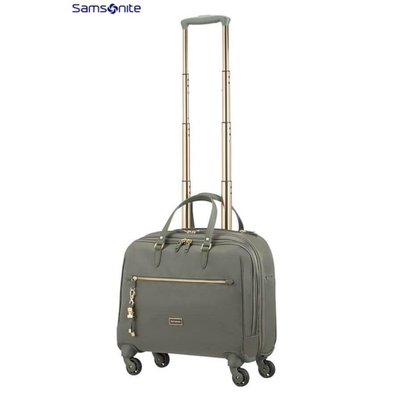 Samsonite Pasta com Rodas 15.6” KARISSA Biz Gunmetal Green - Ref. 9260N00738(5)