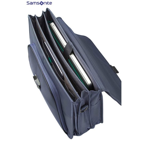 Samsonite Pasta Para Portátil 15.6” 3 Compartimentos DESKLITE Blue - Ref. 9250D00301
