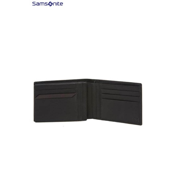 Samsonite Carteira Porta-Notas com Porta-Moedas NYX 3 SLG Preto - Ref. 9268N01309(1)