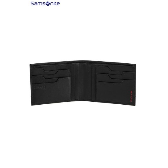 Samsonite Carteira Porta-Notas Sem Porta-Moedas PRO-DLX 4S SLG Black - Ref. 9291D00509