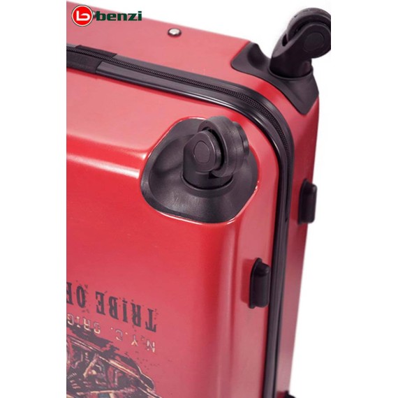 Benzi Mala/Trolley de Cabine 56cm 4 Rodas Spinner MOTO Vermelho | Ref. 288.BZ5338