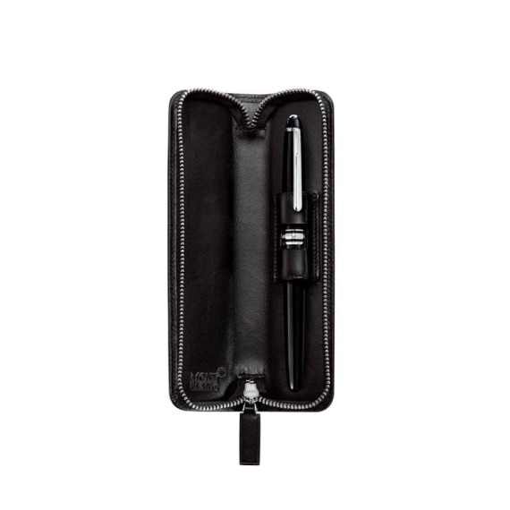 Bolsa Montblanc para 1 Instrumento de Escrita com fecho Meisterstück Preto | Ref. 238.101872