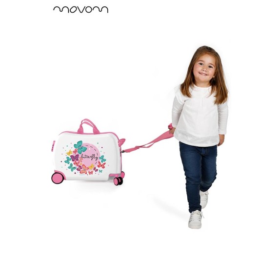Movom Mala de Viagem Infantil 4 Rodas BUTTERFLY Multicolor | Ref. 186.372986 Movom Mala de Viagem Infantil 4 Rodas BUTTERFLY Multicolor | Ref. 186.372986