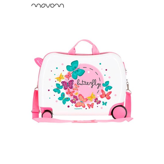 Movom Mala de Viagem Infantil 4 Rodas BUTTERFLY Multicolor | Ref. 186.372986 Movom Mala de Viagem Infantil 4 Rodas BUTTERFLY Multicolor | Ref. 186.372986