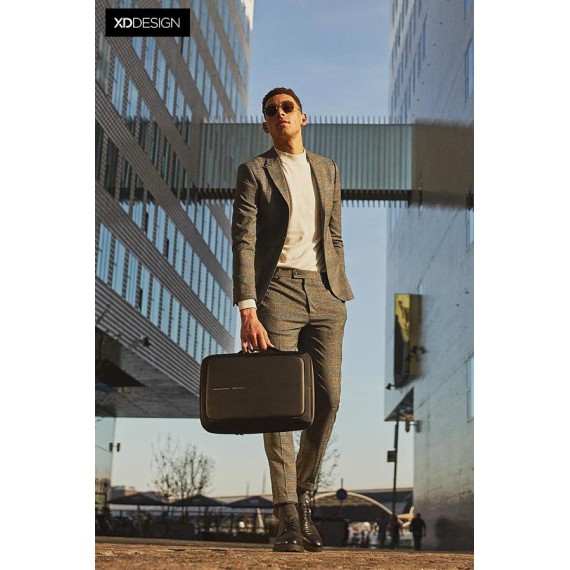 XD Design Mochila/Pasta para Portátil 15.6’’ Anti-roubo Bobby Bizz Preto - Ref. 309.P705571-14