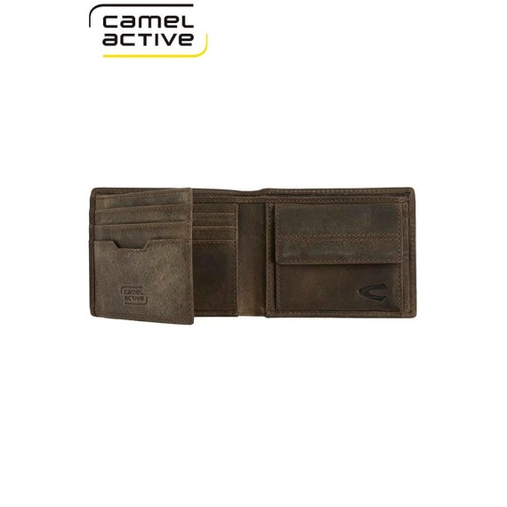 Camel Active Carteira Porta-Notas Tradicional com Porta-Moedas VIETNAM Castanha | Ref. 9127770229