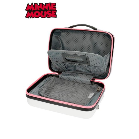 Necessaire Adaptável a Trolley MINNIE STYLE FLORES Rosa | Ref. 186.3663964