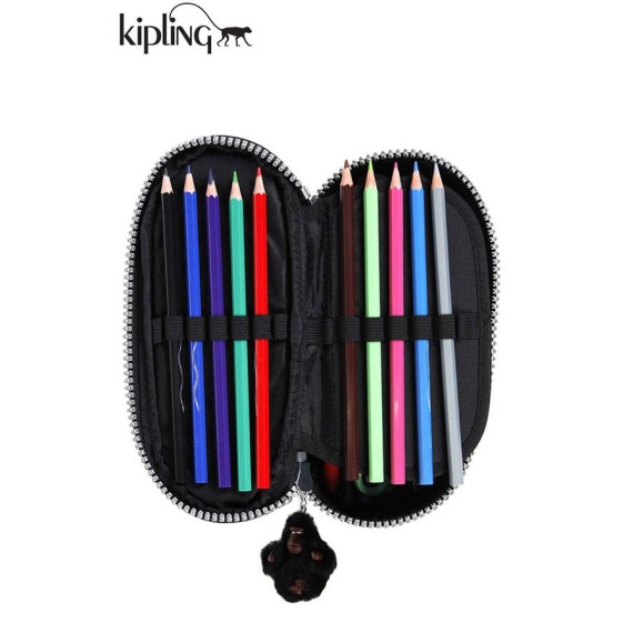 Kipling Estojo DUOBOX Black - Ref. 187.K12908900 Kipling Estojo DUOBOX Black - Ref. 187.K12908900
