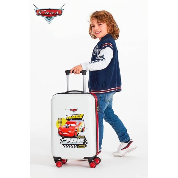 Mala/Trolley de Cabine 55cm 4 Rodas Spinner CARS JOY Vermelho | Ref. 186.2391463