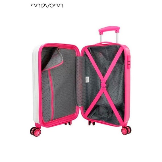 Mala/Trolley de Cabine 55cm 4 Rodas Spinner Movom BUTTERFLY Rosa | Ref. 186.3721461