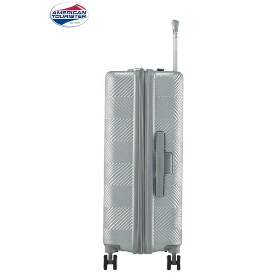 American Tourister Mala/Trolley de Viagem Médio 67cm 4 Rodas Spinner Expansível FLYLIFE Sky Silver | Ref. 9281G00225