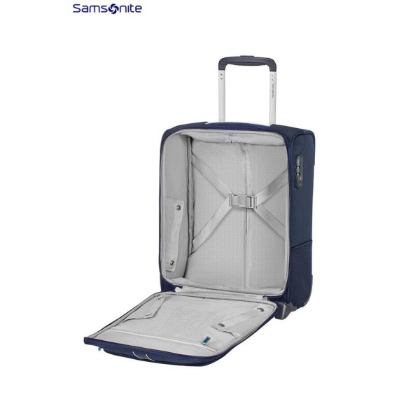 Samsonite Mala/Trolley Cabine 45cm 2 Rodas Upright Underseater POPSODA Azul Escuro - Ref. 92CT400611