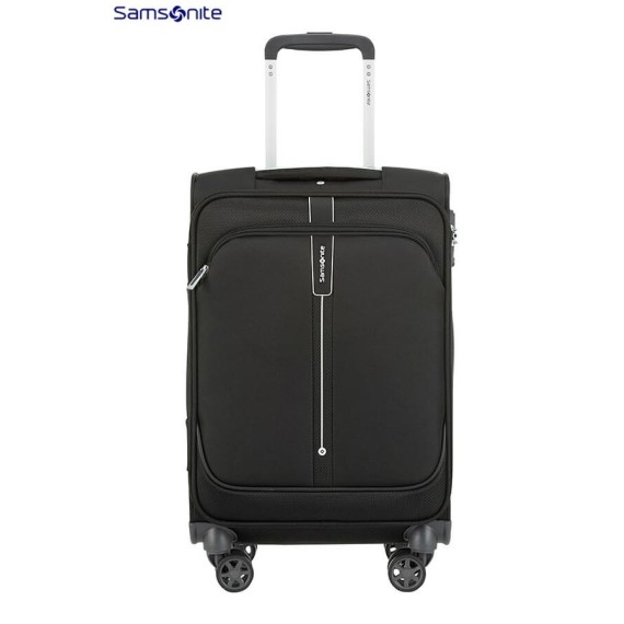 SAMSONITE Mala de Cabine / Trolley 55cm 4 Rodas Popsoda Preta | Ref. 92CT400209