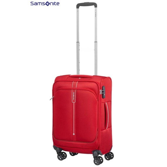Samsonite Mala/Trolley Cabine 55cm 4 Rodas Spinner POPSODA Vermelho -  Ref. 92CT400200