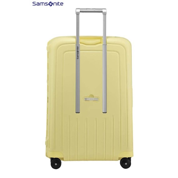 Samsonite Mala/Trolley de Viagem Grande 75cm 4 Rodas Spinner S'CURE Pastel Yellow Stripes | Ref. 9210U00246