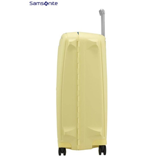 Samsonite Mala/Trolley de Viagem Grande 75cm 4 Rodas Spinner S'CURE Pastel Yellow Stripes | Ref. 9210U00246