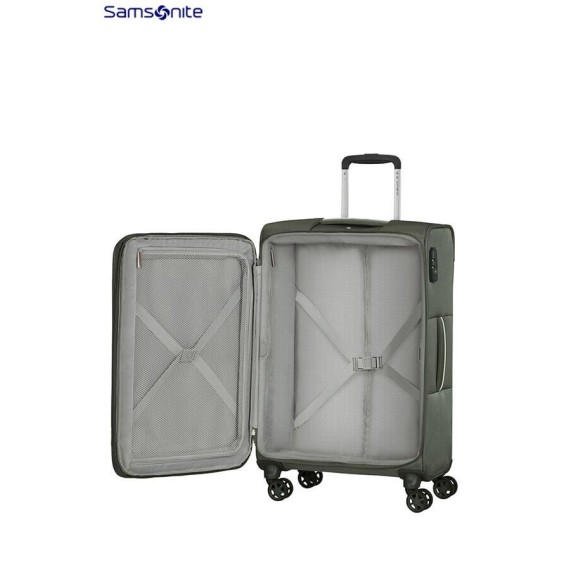 Samsonite Mala/Trolley de Viagem Grande 78cm 4 Rodas Spinner Expansível POPSODA Cinzento - Ref. 92CT400508