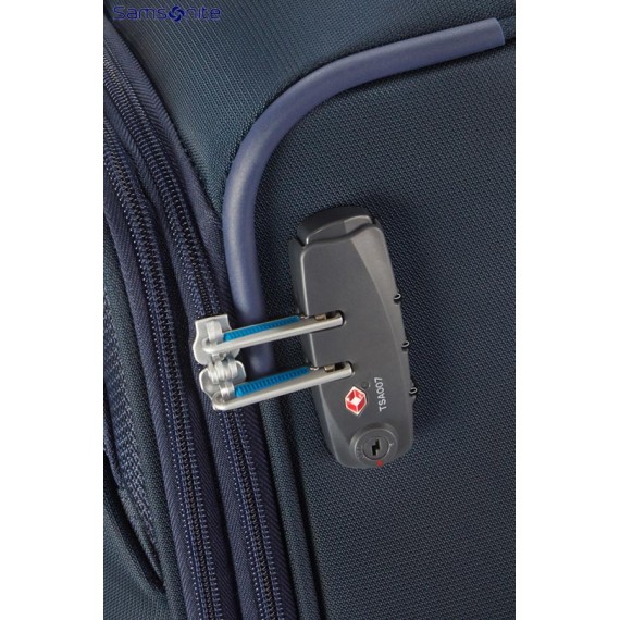 SAMSONITE Mala de Viagem / Trolley Médio 66cm 4R Exp. POPSODA Azul Escuro | Ref. 92CT400411