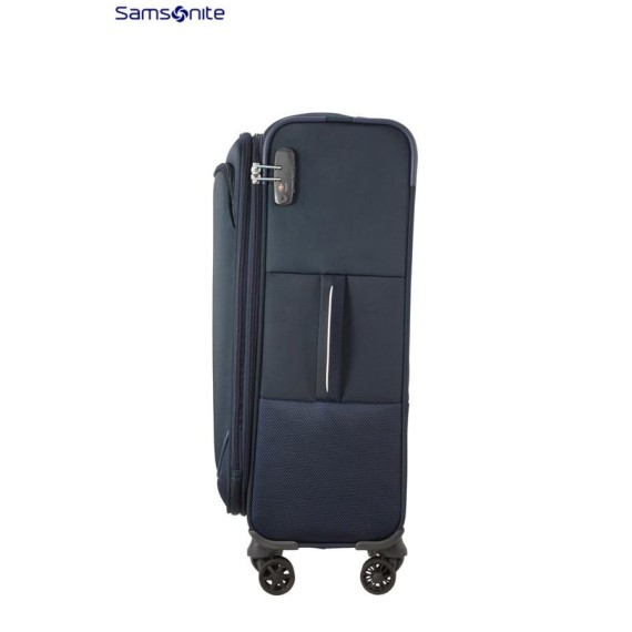 SAMSONITE Mala de Viagem / Trolley Médio 66cm 4R Exp. POPSODA Azul Escuro | Ref. 92CT400411